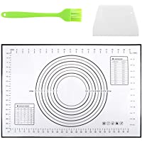 (60×40cm) Tapete para Hornear Estera de Silicona para Hornear Antiadherente con Medida Estera de Encimera para Pizza…